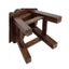 Kids Wooden Stool Long Ear Sheep Carousel 2