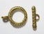 A GOLD TOGGLE CLASP Carousel 1