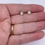 18K Gold Crystal Stud Earrings "Aimee" Carousel 4
