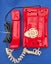 RED PERT Phone 1980s Carousel 3