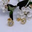 18K Gold Crystals Stud Earrings "Avery" Carousel 2