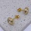 18K Gold Crystals Stud Earrings "Avery" Carousel 4