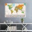 World Map With National Flags 150x100cm Painting Poster For Children's Carousel 3