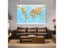The World Map 100*70cm Non-woven Canvas Painting Wall Art Poster Unframed Print Carousel 6