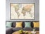 59*42cm Retro World Map Detailed Map Of Major Cities In Each Country Non-woven Carousel 7