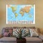 The World Map With Country Flag Painting Wall Art Poster Printed Decorative Carousel 7