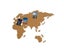 Large Size Cork Wood Phellem Wall World Map Office School Home Decoration Map Carousel 7