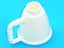 ®™DUPLO - Utensil Cup with Stud Inside - White ~Retired~ Carousel 3