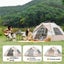 Camping Tent 3-5 Person Waterproof Heavy Fabric Material - In Stock Deal Carousel 3