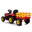 Kids Ride On Tractor and Trailer Farm Toy 12V Electric Carousel 4
