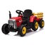 Kids Ride On Tractor and Trailer Farm Toy 12V Electric Carousel 6