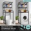 Over Toilet Shelf Rack 3 Tier Bathroom Storage Organiser Carousel 2