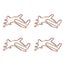 cute paper clips small paper clips 20Pcs Fawn Paper Clips Rustproof Carousel 4