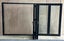 NEW BLACK ALUMINIUM DOUBLE GLAZED BIFOLD DOOR :2000H X 3600W Carousel 3