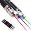 3 Pack Laser pointer Pen Visible Beam Red + Green +Purple Carousel 3