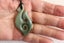 BEAUTIFUL KORU/ HOOK PENDANT INANGA POUNAMU #195 Carousel 1