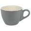 French Grey/Wht Lrg Flat White Cup 220Ml Carousel 1