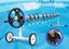 Pool Cover Roller Adjustable Swimming Blanket Reel 2.1m to 4.35m System Stand Carousel 2