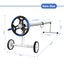 Pool Cover Roller Adjustable Swimming Blanket Reel 2.1m to 4.35m System Stand Carousel 4