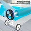 Pool Cover Roller Adjustable Swimming Blanket Reel 2.1m to 4.35m System Stand Carousel 7