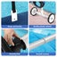 Pool Cover Roller Adjustable Swimming Blanket Reel 2.1m to 4.35m System Stand Carousel 8