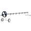 Pool Cover Roller Adjustable Swimming Blanket Reel 2.1m to 4.35m System Stand Carousel 10