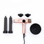 H2D 4-in-1 Xtreme Ionic Magnetic Hairdryer + Styler Styling Iron - Rose Gold Carousel 1