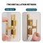 40/50/60mm Pure Copper Double Spring Steel Ball Catch Latch For Furniture Carousel 6