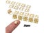25pcs Tiny Golden Mini Small Metal Hinge For 1/12 House Miniature Cabinet Carousel 1