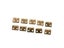 25pcs Tiny Golden Mini Small Metal Hinge For 1/12 House Miniature Cabinet Carousel 7