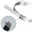 20 100Pcs Stainless Steel Cable Ties For Exhaust Wraps Heavy Duty Self Locking Carousel 5