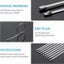 20 100Pcs Stainless Steel Cable Ties For Exhaust Wraps Heavy Duty Self Locking Carousel 6
