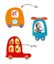 Djeco: I Love Cars Sticker Kit Carousel 2