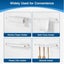 Brand New Kitchen Cabinet Paper Towel Holder Storage Rack *Clearance* Carousel 11