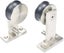 2M Stainless Steel Antique Single Sliding Barn Door Hardware Track Roller Kit Carousel 4