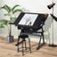Drafting Table/Stool Set with Adjustable Table Angles & Heights All-in-One Carousel 1