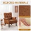 2pcs Accent Armchair Carousel 9