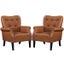 2pcs Accent Armchair Carousel 2