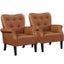 2pcs Accent Armchair Carousel 3