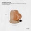 USB Colour Changing Salt Himalayan Lamp - Heart Love Shape Pink Rock LED Light Carousel 3