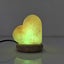 USB Colour Changing Salt Himalayan Lamp - Heart Love Shape Pink Rock LED Light Carousel 14