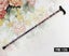 Folding Walking Stick - Spring Floral Carousel 1