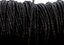 5 mtrs. BLACK WAXED COTTON CORD .7 mm Carousel 1