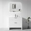 Vanity - 900mm White Plywood Floor Standing Vanity Unit Carousel 1