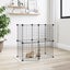 12-panel Pet Cage with Door Black 35x35 Cm Steel Tooabtt Carousel 1