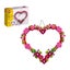 LEGO Heart Ornament Building Toy Kit, Heart Shaped Arrangement of Artificial Flo Carousel 1