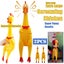 Brand New 2Pcs Squeeze Fidget toys Rubber Screaming Chicken *Clearance* Carousel 12