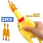 Brand New 2Pcs Squeeze Fidget toys Rubber Screaming Chicken *Clearance* Carousel 9