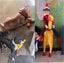 Brand New 2Pcs Squeeze Fidget toys Rubber Screaming Chicken *Clearance* Carousel 11