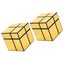 magic toy cube learning cube magic puzzle cube learning toys 2Pcs Magic Second Carousel 1